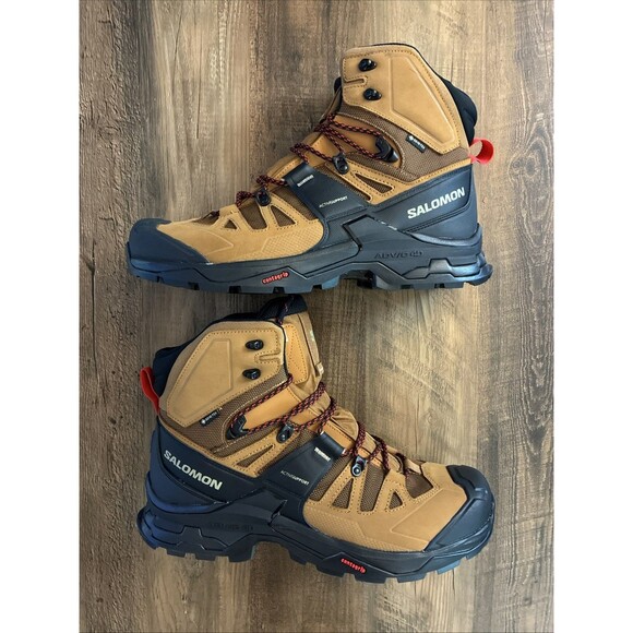 Salomon Quest 4 GTX 4D Men Sz 12 Outdoor Gore-Tex Men's Boots Brown/Black 417564 - Picture 2 of 9